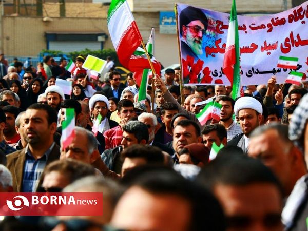 راهپیمایی 22 بهمن در منطقه آزاد اروند-آبادان