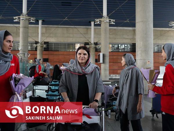  استقبال از تیم ملی بسکتبال بانوان ایران 