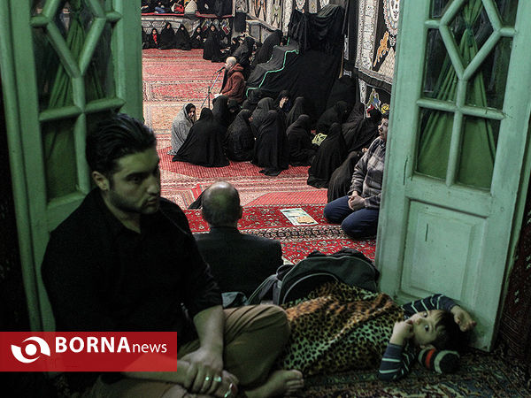 عزاداری ایام فاطمیه در حسینیه سادات اخوی