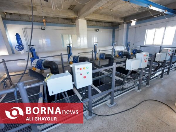 بهره برداری از مدول سوم تصفیه خانه ارومیه با حضور معاون اول رییس جمهور