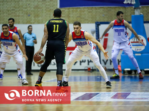 دیدار تیم های بسکتبال نبوغ - کاله