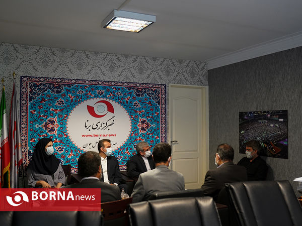 حضور خسرو ساکی و حسین صادقی در خبرگزاری برنا