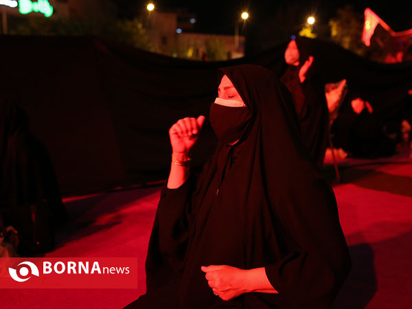 عزاداری شب تاسوعای حسینی (ع) در میدان فلسطین تهران