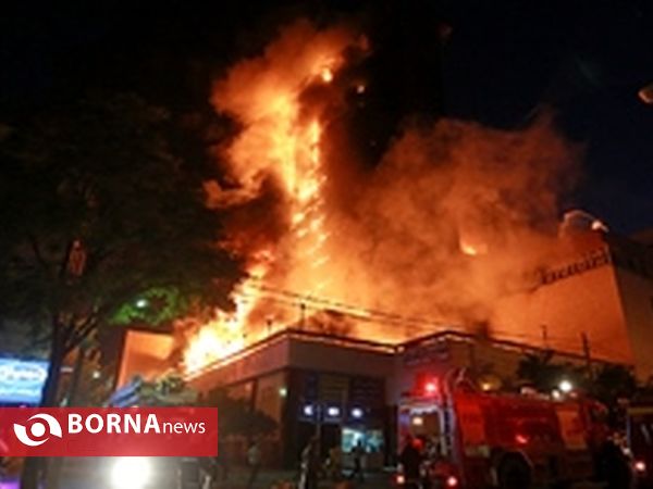 حریق شدید در برج سلمان مشهد