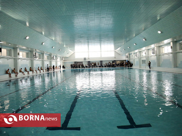 افتتاح استخر شهید حججی با حضور وزیر ورزش و جوانان