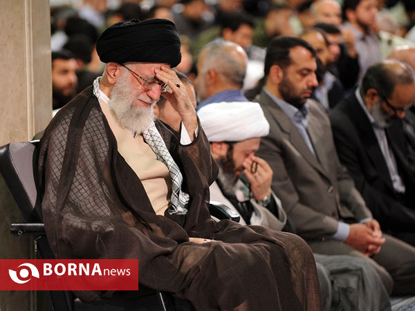 مراسم سوگواری امام علی (ع) درحضور رهبر معظم انقلاب