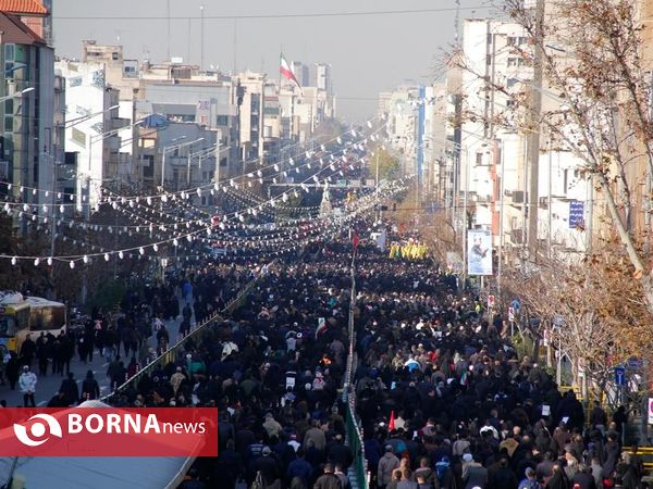 تشییع پیکر سردار شهید حاج قاسم سلیمانی در تهران - 2