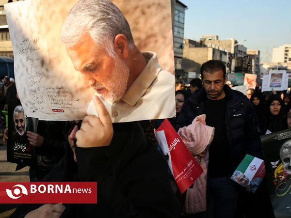 تشییع پیکر سردار شهید حاج قاسم سلیمانی در تهران
