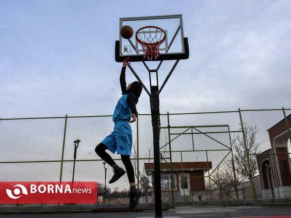 تمرینات تیم بسکتبال اکسیژن اراک