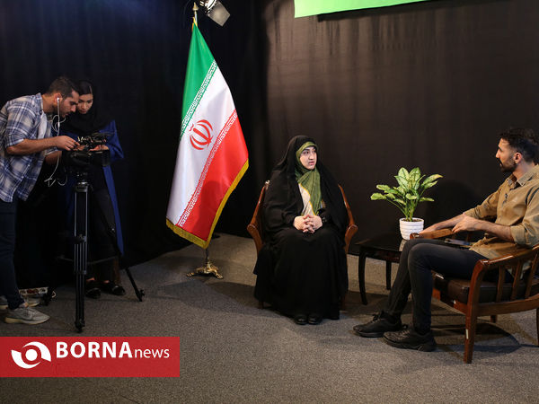 حضور سمیه رفیعی در خبرگزاری برنا