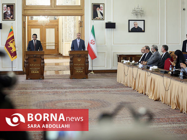 دیدار وزرای خارجه ایران و سریلانکا