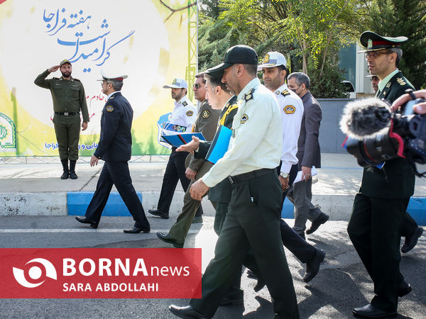 نشست فرماندهی انتظامی ایران با وابستگان نظامی کشورهای خارجی