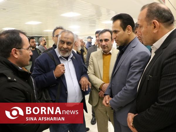 ورود مسئولین جهانی و آسیایی کبدی به ارومیه 