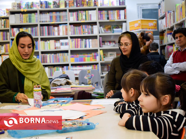 کارگاه شاهنامه‌خوانی گروه نونهالان همایون خبرگزاری برنا در شهر کتاب کرمانشاه