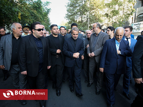 مراسم تشییع پیکر برادر سخنگوی دولت