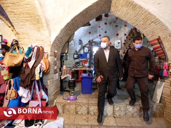 بازدید دادستان مرکز  فارس و جمعی از  مسئولین از بافت تاریخی شیراز