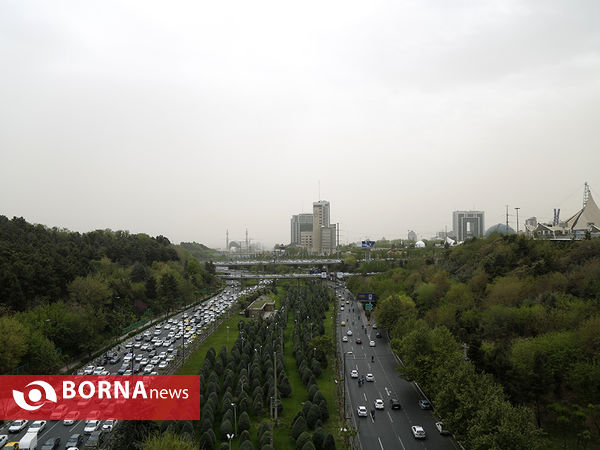 پل طبیعت در هوای آلوده پایتخت