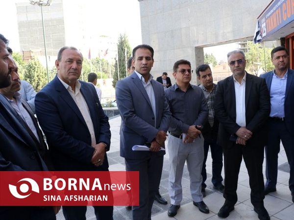 بازدید میدانی معاونین استاندار و مدیران استانی از مجموعه‌های محل برگزاری مسابقات والیبال مردان آسیا در ارومیه