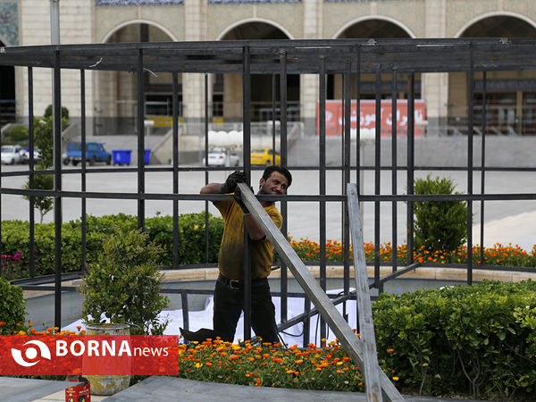 آماده سازی نمایشگاه کتاب ۹۷