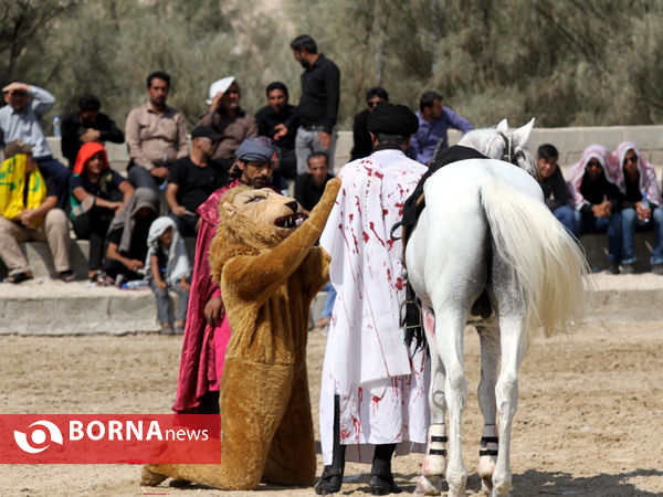 تعزیه روز عاشورا در روستای چاه شرف شهرستان مُهر استان فارس