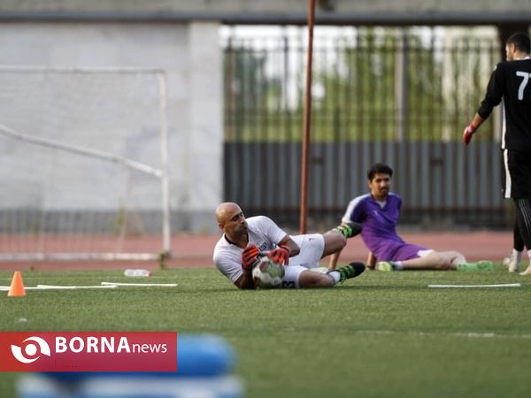 تمرینات تیم سپیدرود رشت و معارفه مدیرعامل جدید