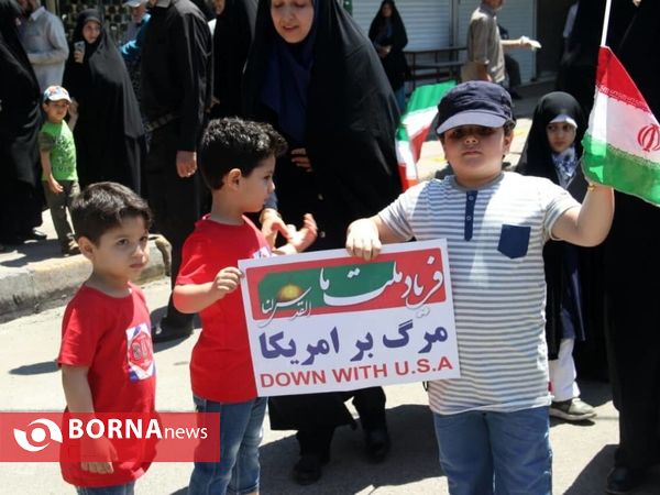 راهپیمایی روز قدس در لاهیجان