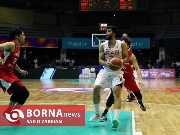 دیدار تیم های بسکتبال ایران - ژاپن