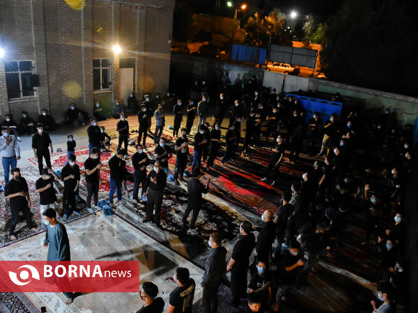 عزاداری شب عاشورای حسینی (ع) مهاجرین افغانی مقیم اراک