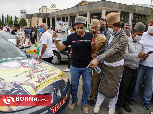 استقبال مردم از قهرمانان فرنگی کار شیرازی