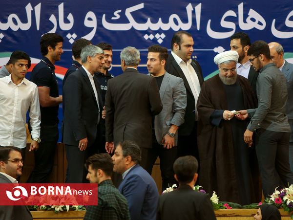 مراسم بدرقه کاروان ایران برای حضور در المپیک