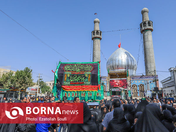 مراسم نخل گردانی و عزاداری در خمین