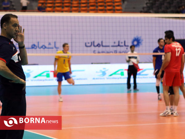 دیدار والیبال ایران - قزاقستان  قهرمانی آسیا