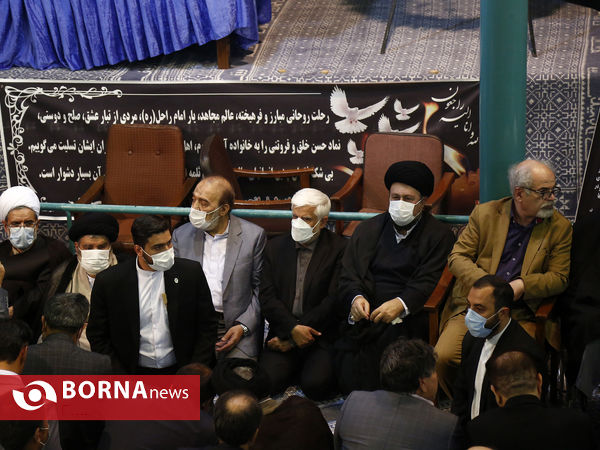 وداع با پیکر حجت الاسلام و المسلمین دعایی