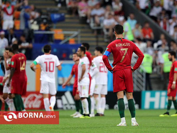 دیدار تیم‌های ملی فوتبال ایران و پرتغال