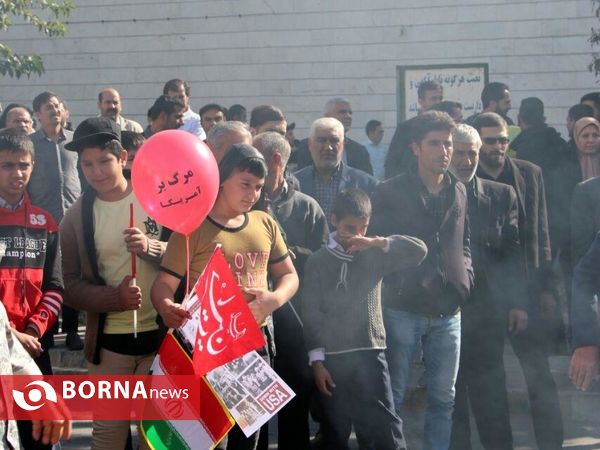 راهپیمایی روز ۱۳ آبان- شهرستان قدس