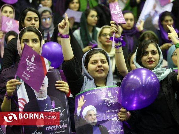 سخنرانی جهانگیری در میان هواداران روحانی در رشت