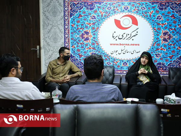 حضور سمیه رفیعی در خبرگزاری برنا