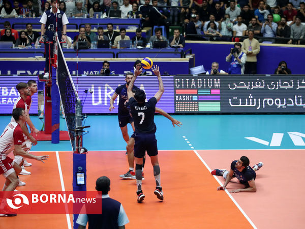 دیدار تیم های والیبال ایران - روسیه