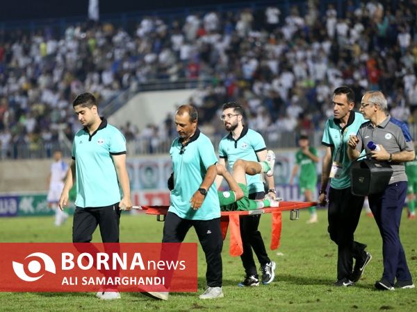 در حاشیه دیدار تیم های فوتبال ملوان بندرانزلی _ ذوب آهن اصفهان