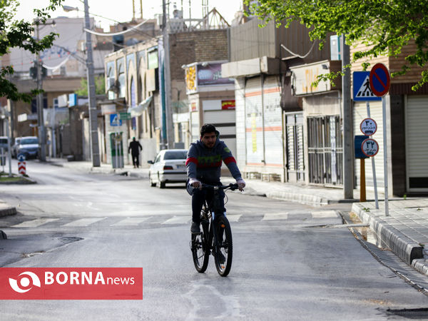 رونق دوچرخه سواری در روزهای کرونایی اصفهان