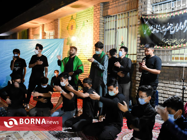 عزاداری شب عاشورای حسینی (ع) مهاجرین افغانی مقیم اراک