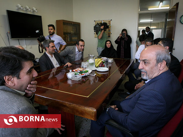 بازدید وزیر ورزش و جوانان از موسسه خبر