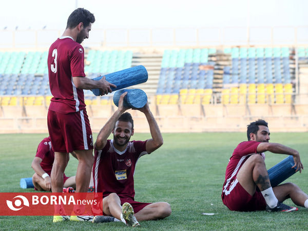 تمرین تیم فوتبال پرسپولیس تهران