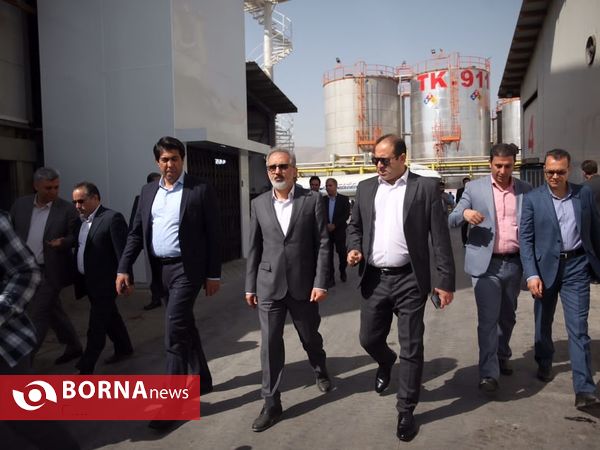 بازدید مدیرعامل بانک صنعت و معدن از طرح های تولیدی فارس