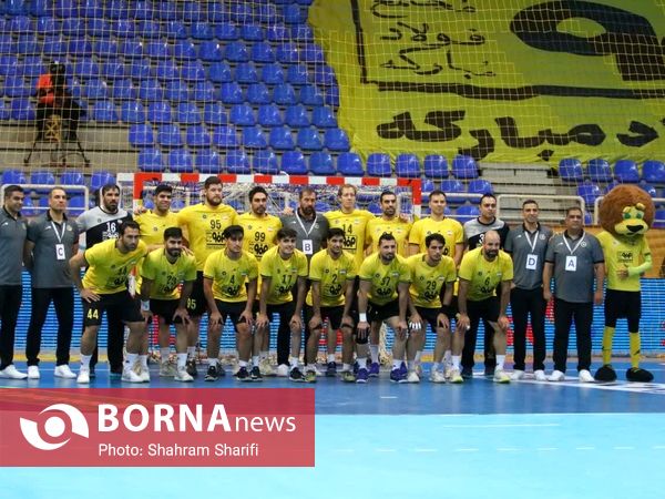 دیدار تیم های هندبال الکویت کویت - سپاهان