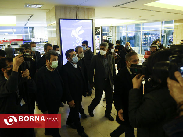 حضور وزیر فرهنگ و ارشاد اسلامی در کاخ چهلمین جشنواره فیلم فجر
