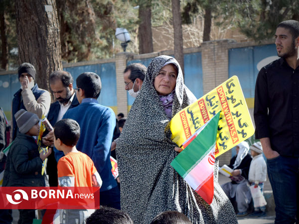 راهپیمایی 22 بهمن در زاهدان