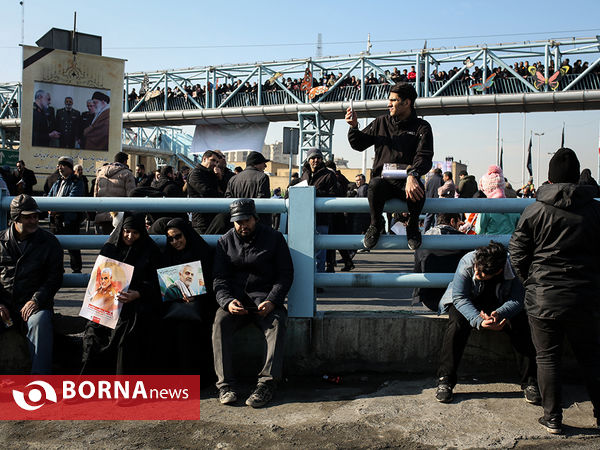 تشییع پیکر سردار شهید حاج قاسم سلیمانی در تهران