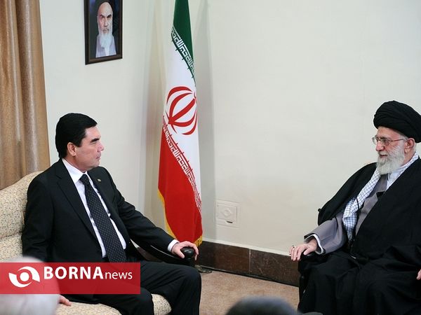 دیدار رییس جمهوری ترکمنستان با رهبر معظم انقلاب