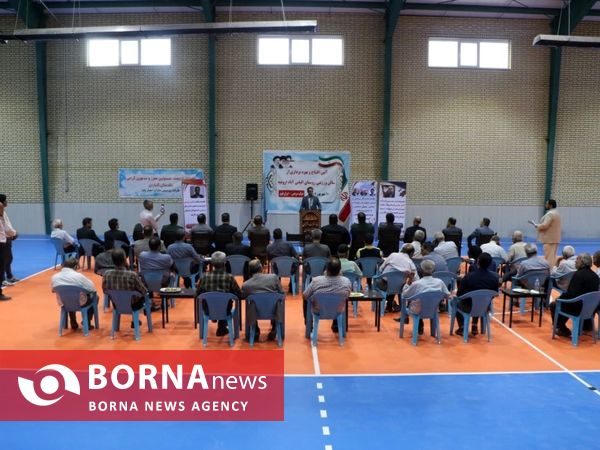 افتتاح سالن ورزشی روستای الیاس آباد ارومیه با حضور مسئولان شهری و استانی